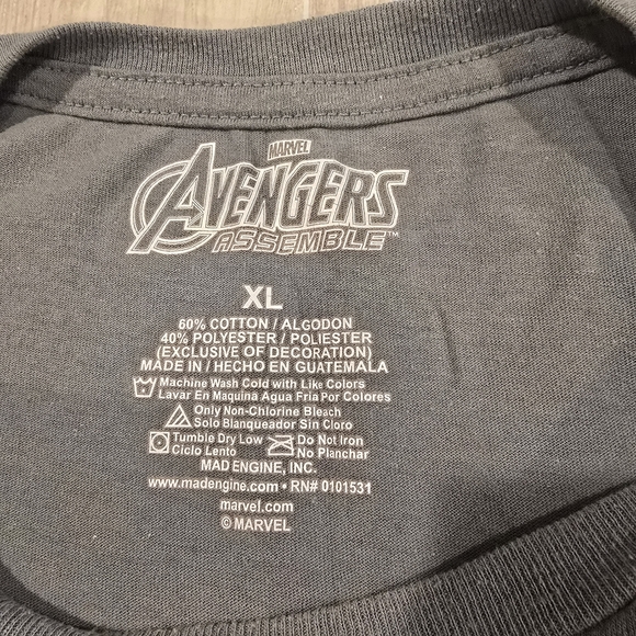 Marvel THOR  Avengers Assemble with Cape design T-Shirt MENS Size XL - Picture 4 of 8